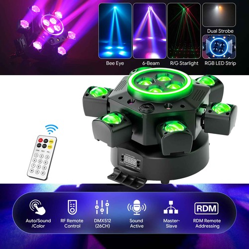Strobe laser moving head rgbw - strobe,
