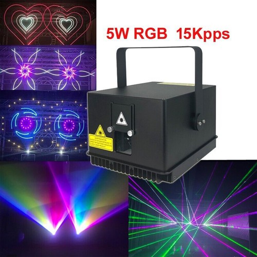Rgb laserlicht ilda dmx - 5w,