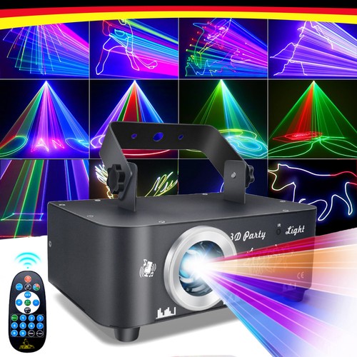 Animierte rgb laser - 3d,
